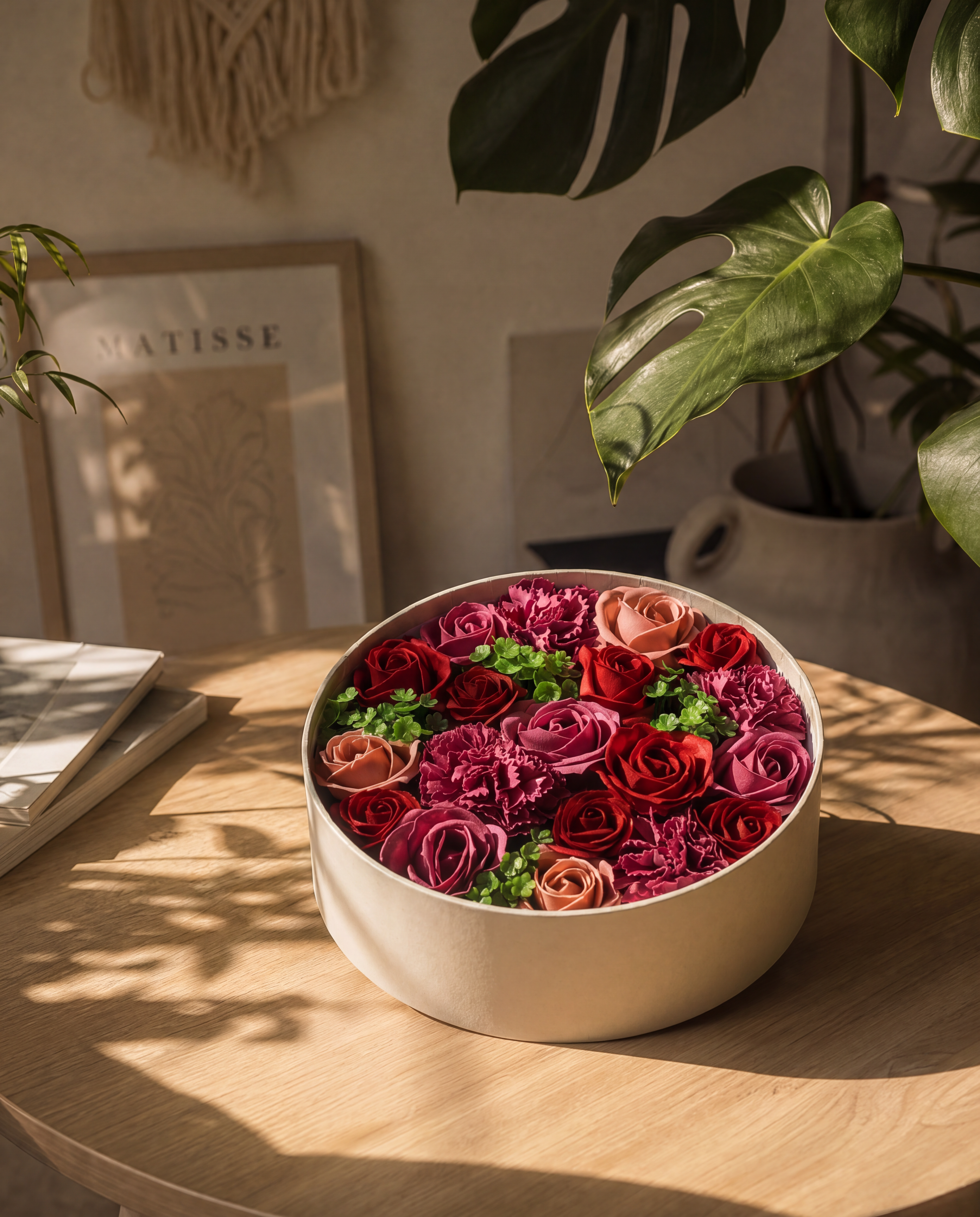 Round Box - Vintage Roses