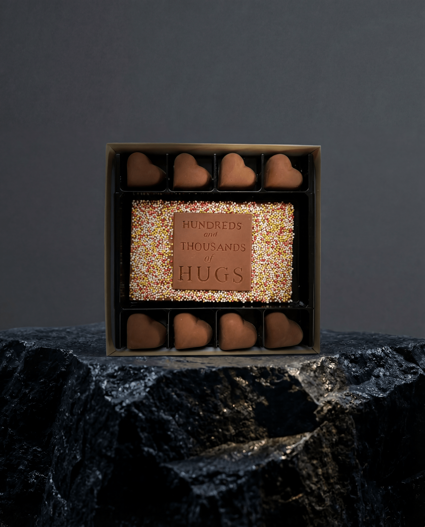 Chocolate Hundreds And Thousands Of Hugs