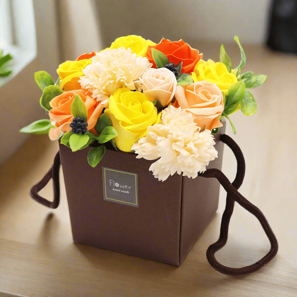 Soap Flower Bouquet - Spring Flowers