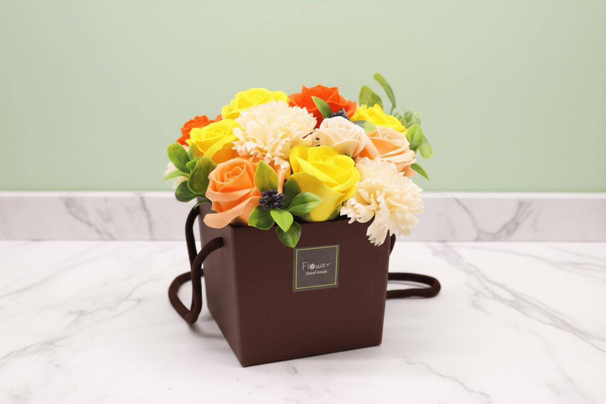 Soap Flower Bouquet - Spring Flowers