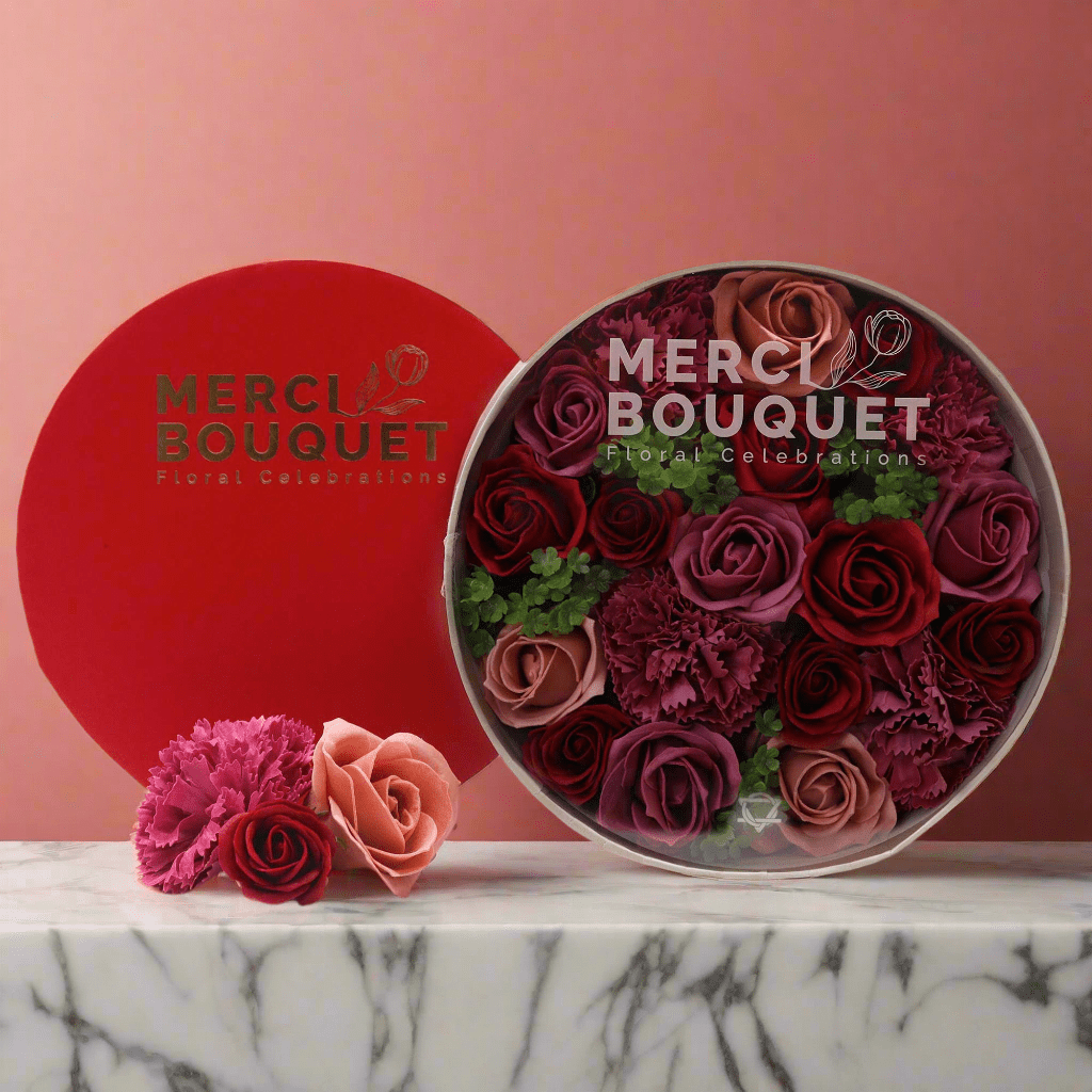 Round Box - Vintage Roses